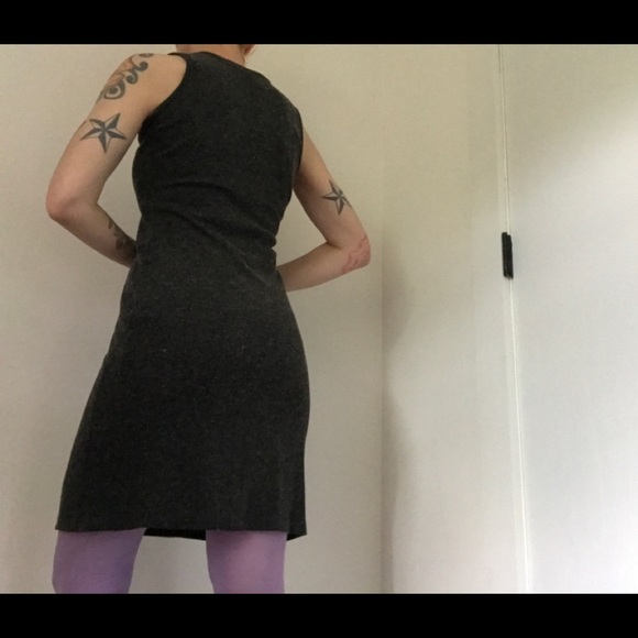 Jaloux/zalu Charcoal Grey Tank Dress - Picture 2 of 13